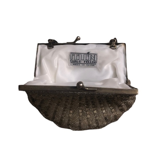 Carlo Fellini Vintage Shell Beaded Bag/Clutch - Picture 6 of 8